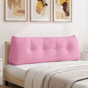 Cuscino per Schiena Rosa 140 x 24 x 50 cm Tessuto 42014514