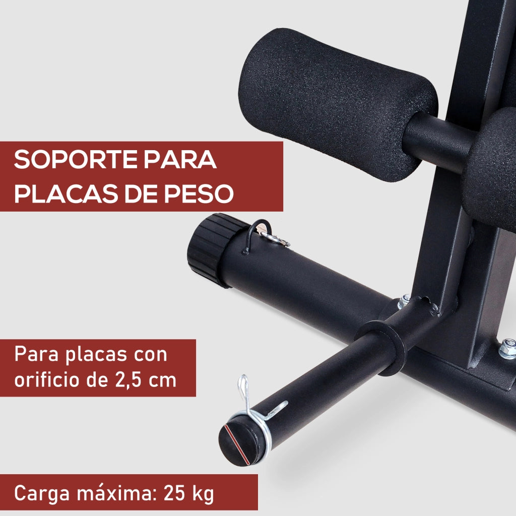 Panca Pieghevole per Palestra ¨C Minimal ¨C Rosso