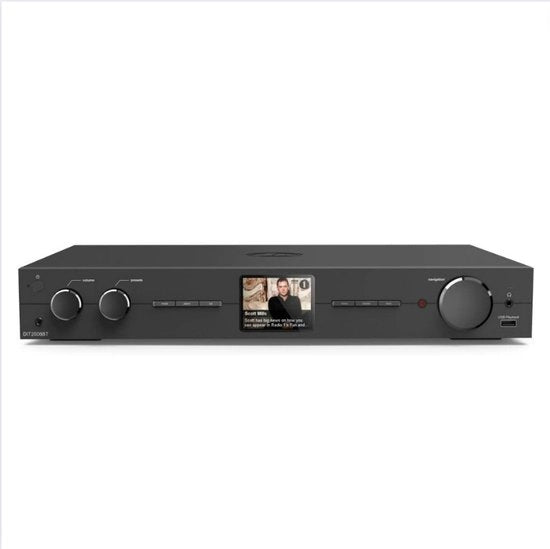 Ricevitore DAB HiFi con Bluetooth - Ricevitore DAB con Connessione Internet - Nero
