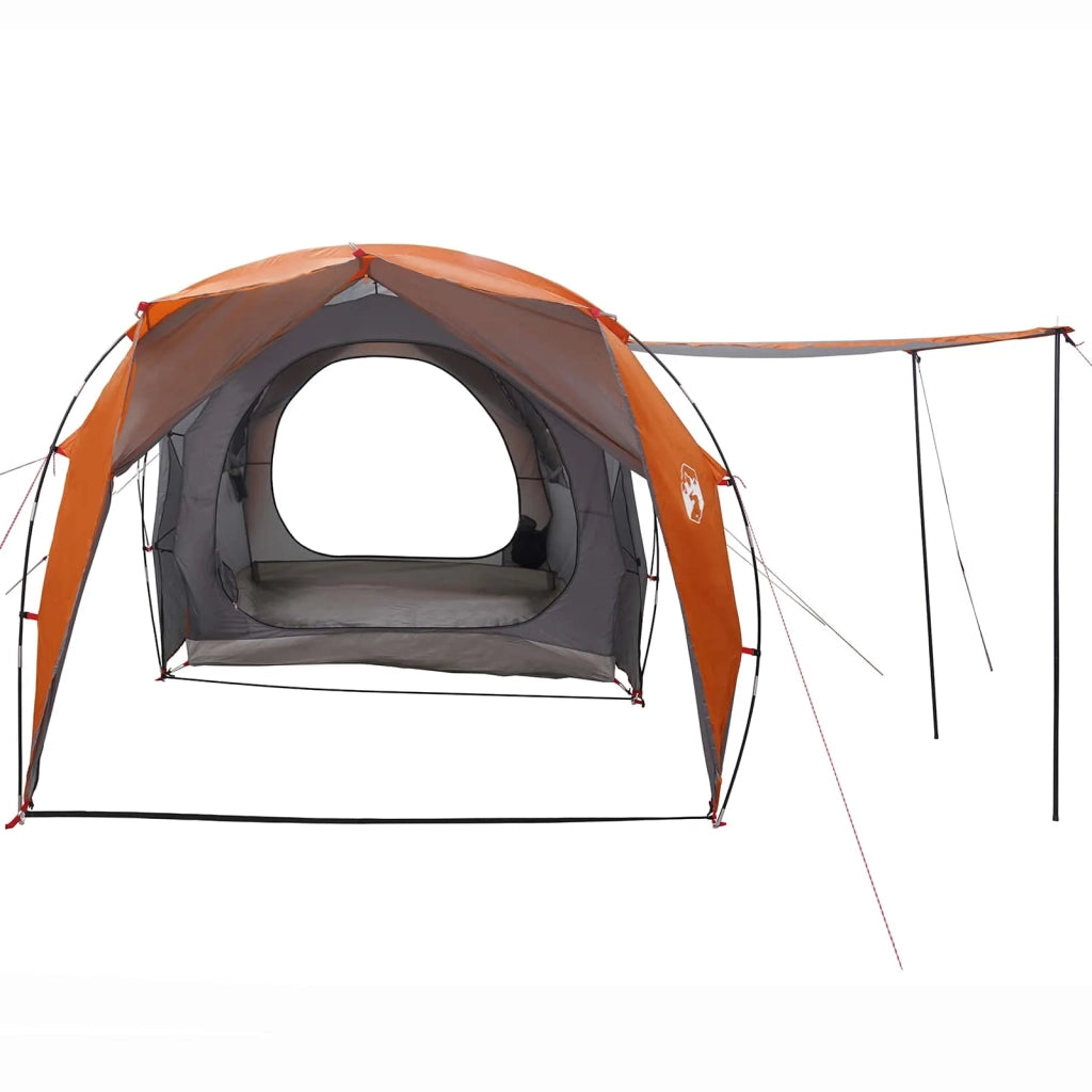 Tenda a tunnel Grigio e arancione 382 x 262 x 214 cm 42017456