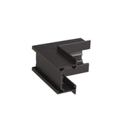 Staffa angolare parete/soffitto nera per binari NT0011/NT0012