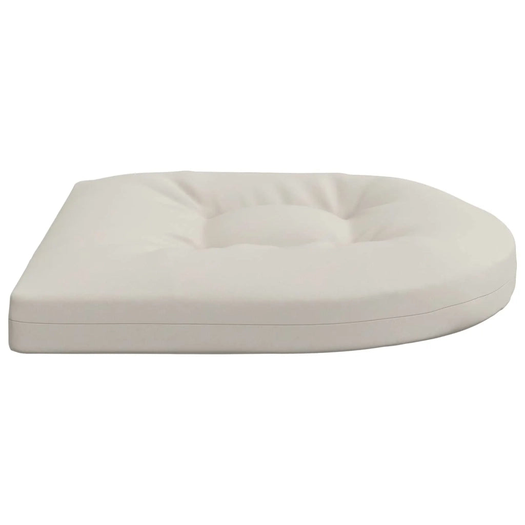 Cuscini per Sedia in 4 Pezzi 4 pz 100% Poliestere Bianco 945313