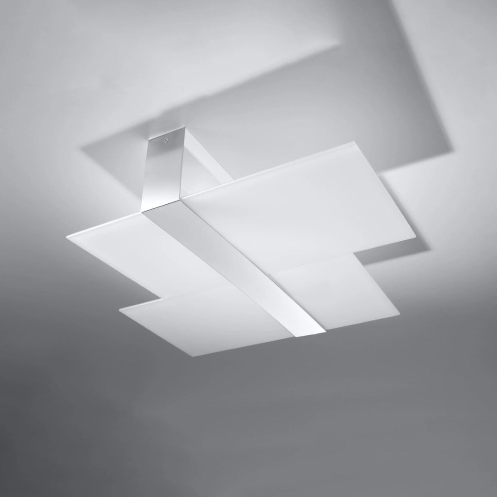Massimo Tangerine Modern Chrome Lampada da parete e soffitto 2x15W LED E27