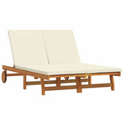 Lettino da sole Marrone 125 x 200 x 84 cm 3325188