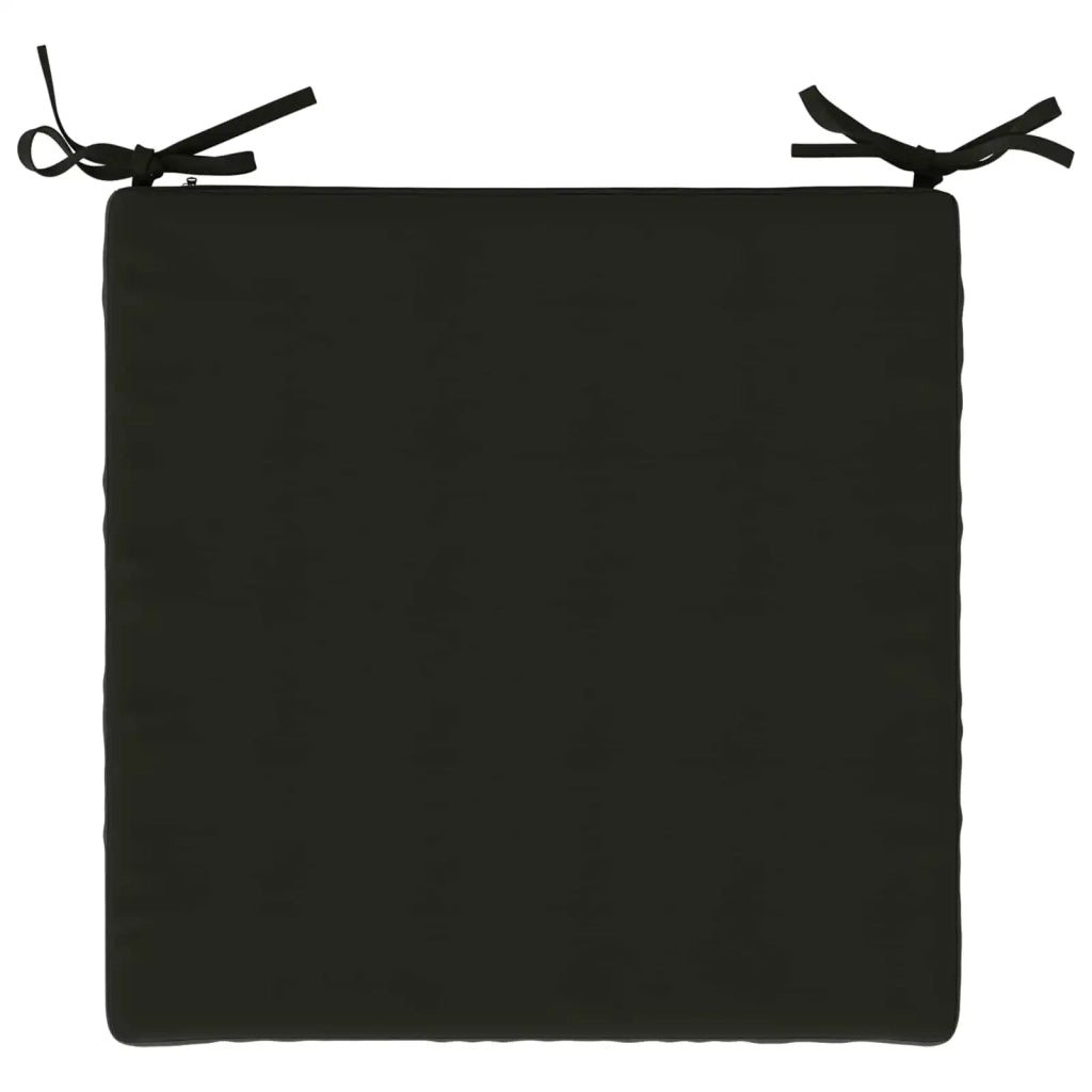 Cuscini per Sedia in 4 Pezzi SOEST 4 pz 100% Poliestere Nero 944484