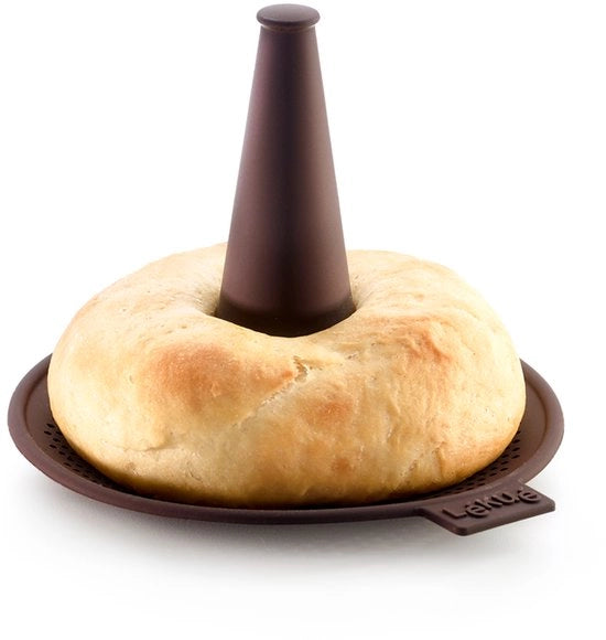Forma per Donuts o Bagel in Silicone - 6 pezzi - Marrone