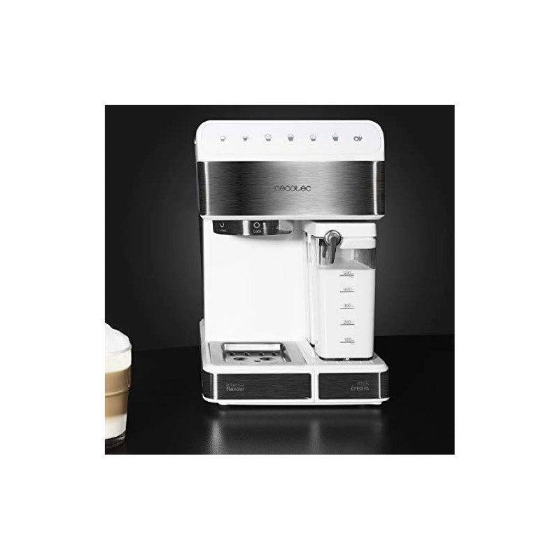 CECOTEC 01557 - Macchina da caffè semi-automatica Power Instant-ccino 20 Touch Serie Bianca