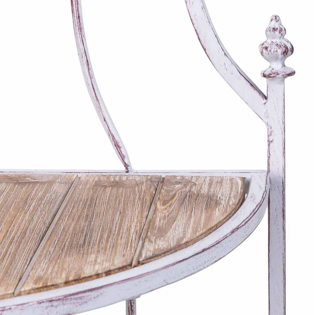 Mensola espositiva grigio 37x37x131