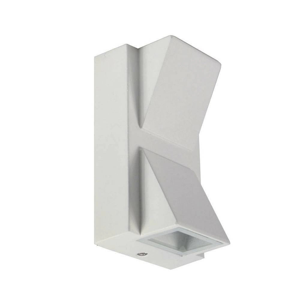 Trade Shop - Applique Doppia Emissione 10 W Per Esterno Luce Fredda Calda Ip65 Es04 Bianca - -bianco Freddo      -