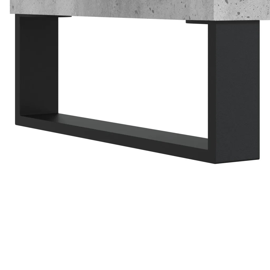 Scarpiera | Mobile per scarpe Grigio Cemento 70x36x60 cm in Legno Multistrato