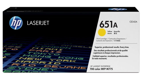 HP Cartuccia Toner originale giallo LaserJet 651A