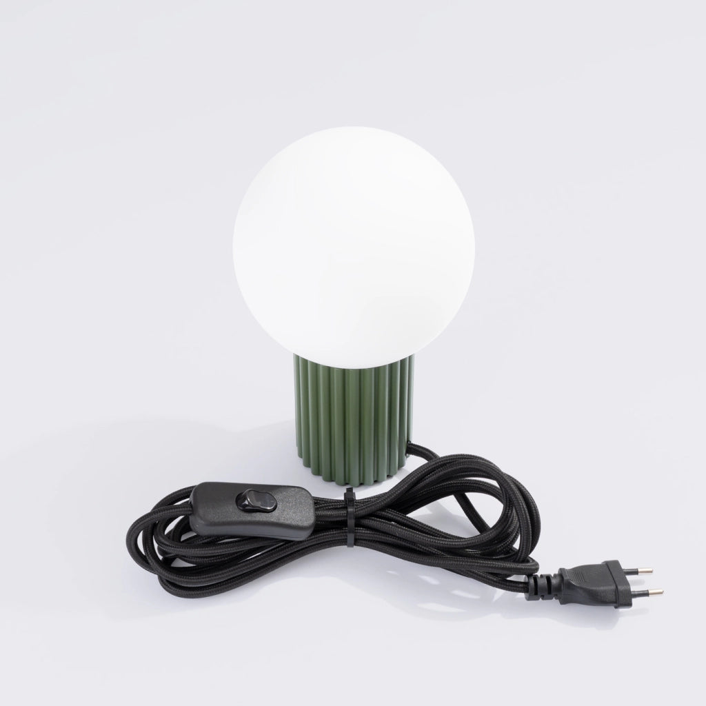 Lampada da tavolo HALO verde oliva