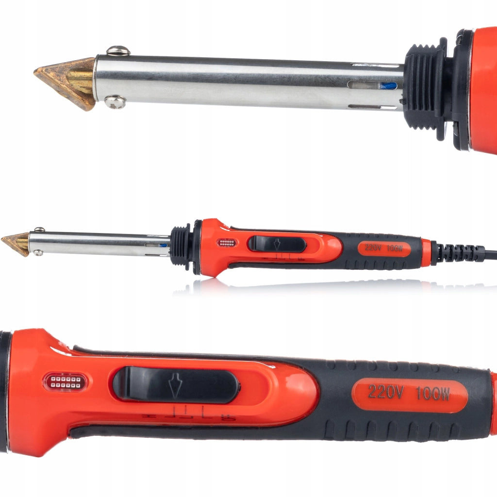 Saldatore per Plastica Rosfix Red Odysseya 100W – Set Completo con Graffettatrice e 200 Graffette