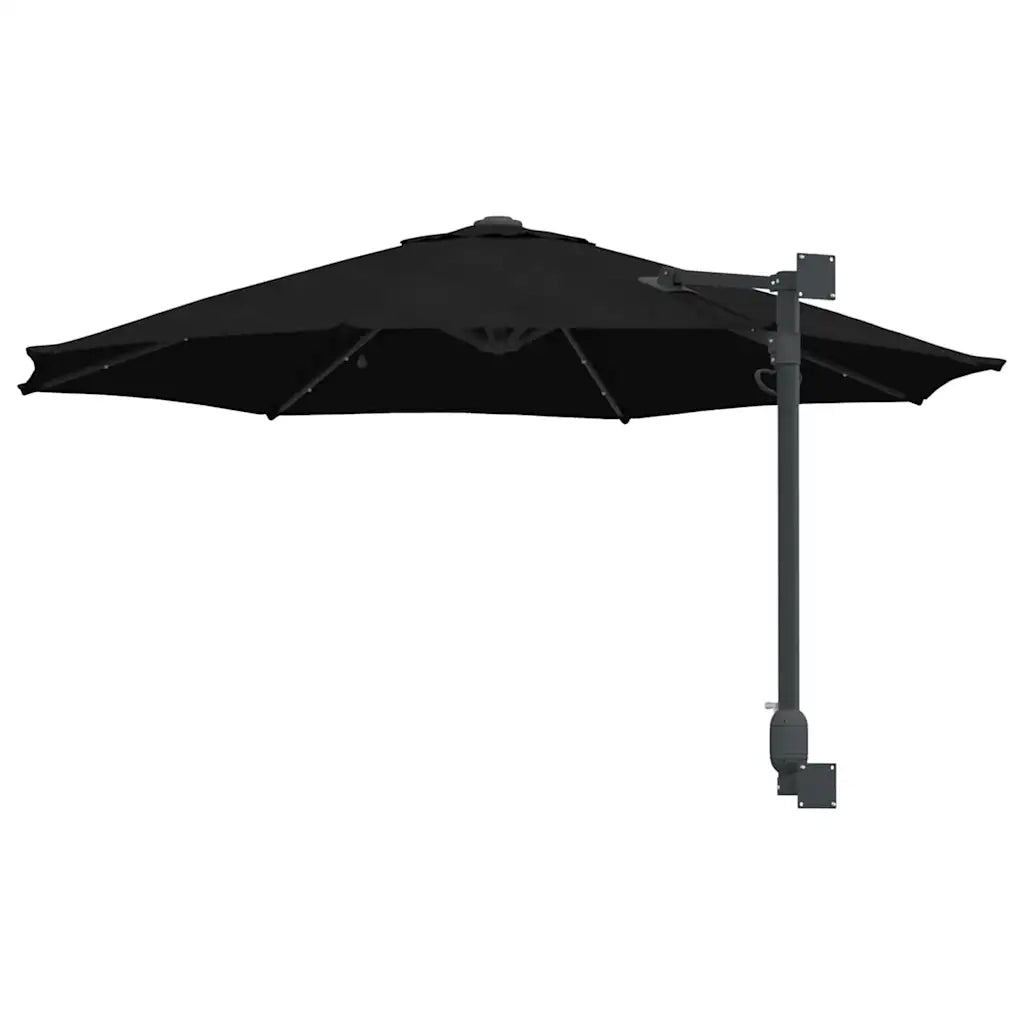 Ombrello da giardino Nero 248 x 248 x 148 cm 42003249