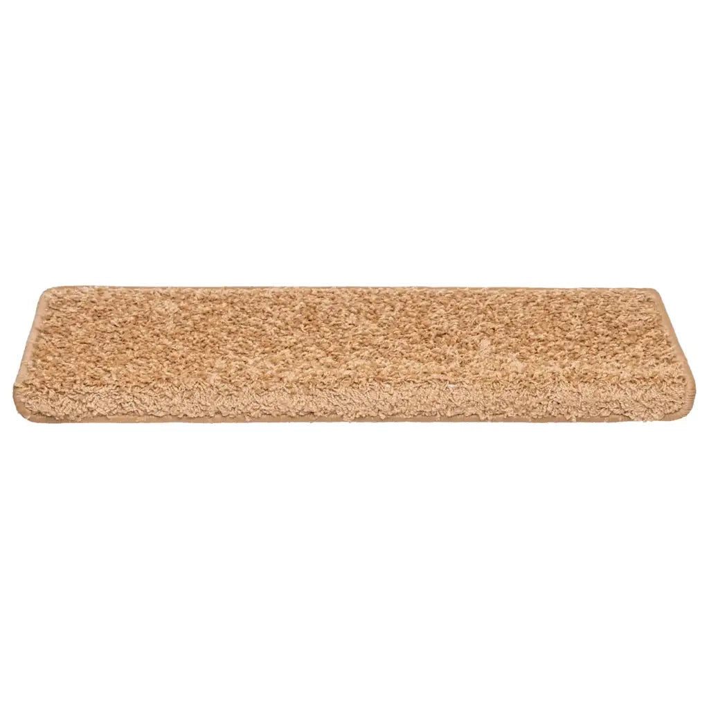 Tappetini per scale 20 pz 65x21x4 cm Beige Bordo rettangolare 3365853