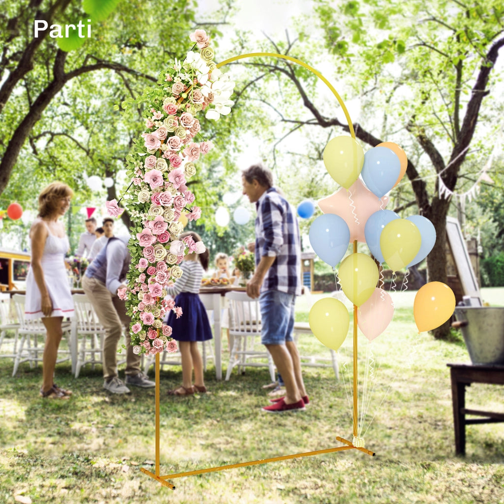 Arco per Matrimonio ¨C Minimal ¨C Dorato Metallo 2.2 m