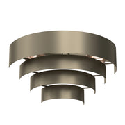 Applique Rings semicircolare oro titanio 2xE27 Luminex