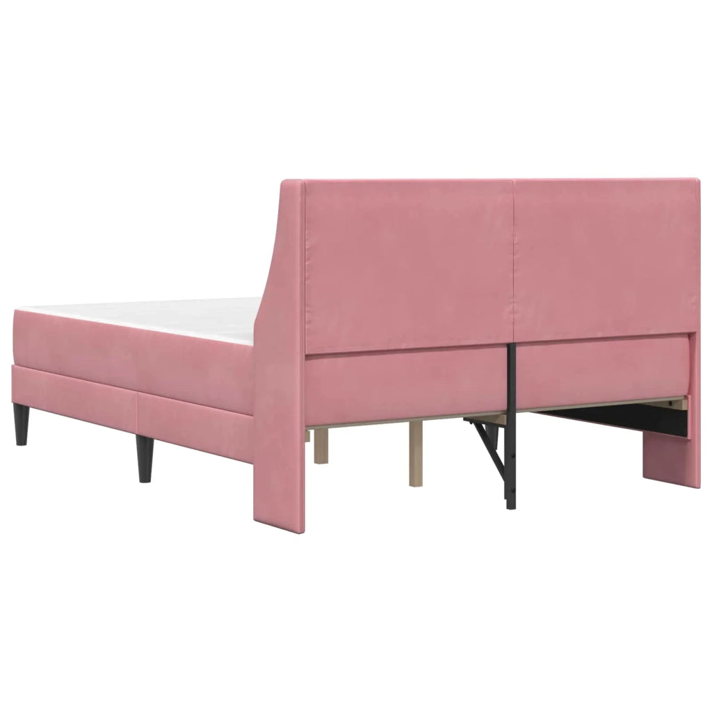Struttura letto con materasso Rosa 180 x 200 cm Velluto 3414816