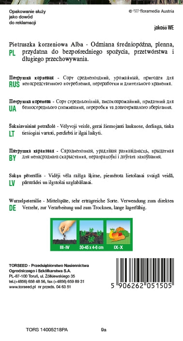 Prezzemolo radice d'Alba 3g