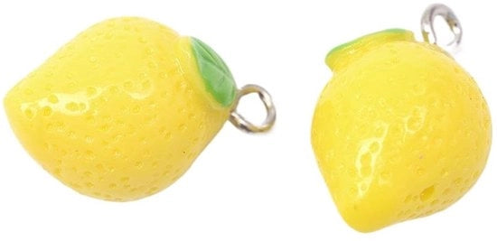 Accessori per Cibo - Bottoni di Citronella - Gioielli Fai da Te - Collana/Bracciale - 10 Pezzi - 20-24 mm Lunghezza