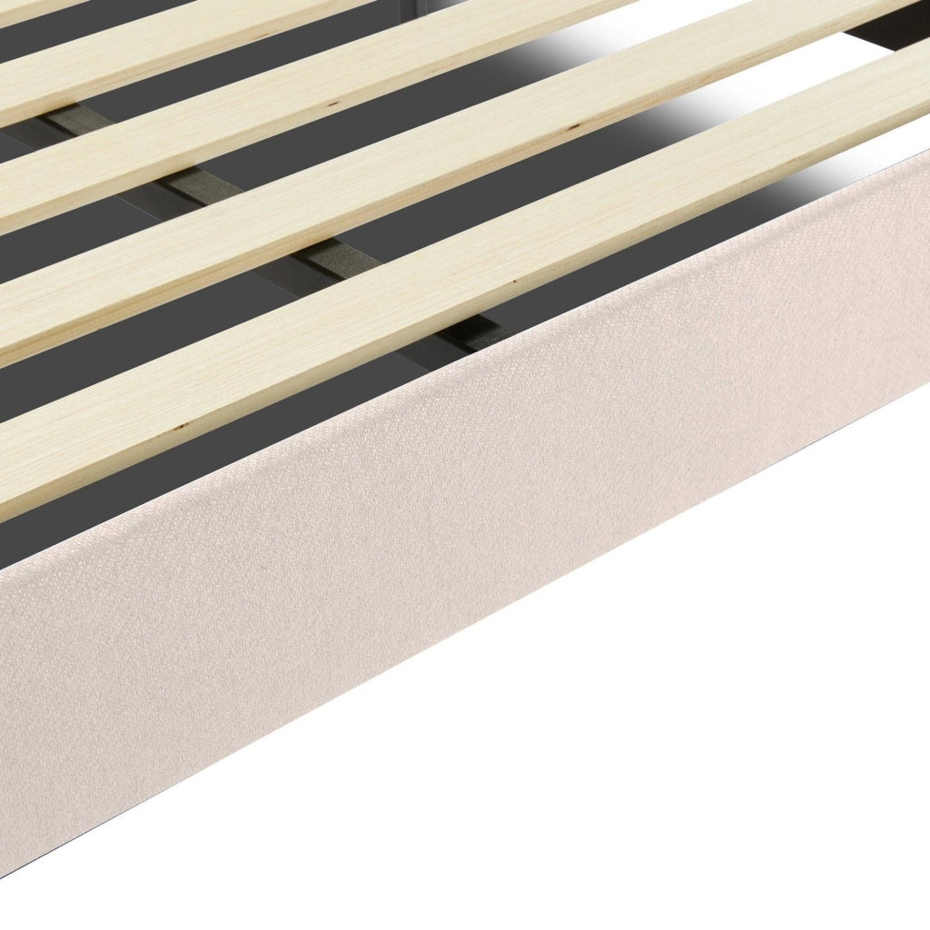 Morpheus, Letto Matrimoniale Dimensione Materasso 160x190 cm, Beige