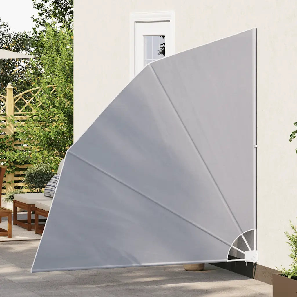 Tenda Laterale per Balcone Pieghevole Grigio 210x210 cm 810119