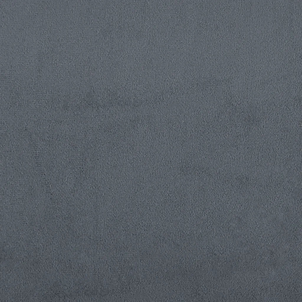 Sgabello da Bar Grigio Scuro in Velluto 335317
