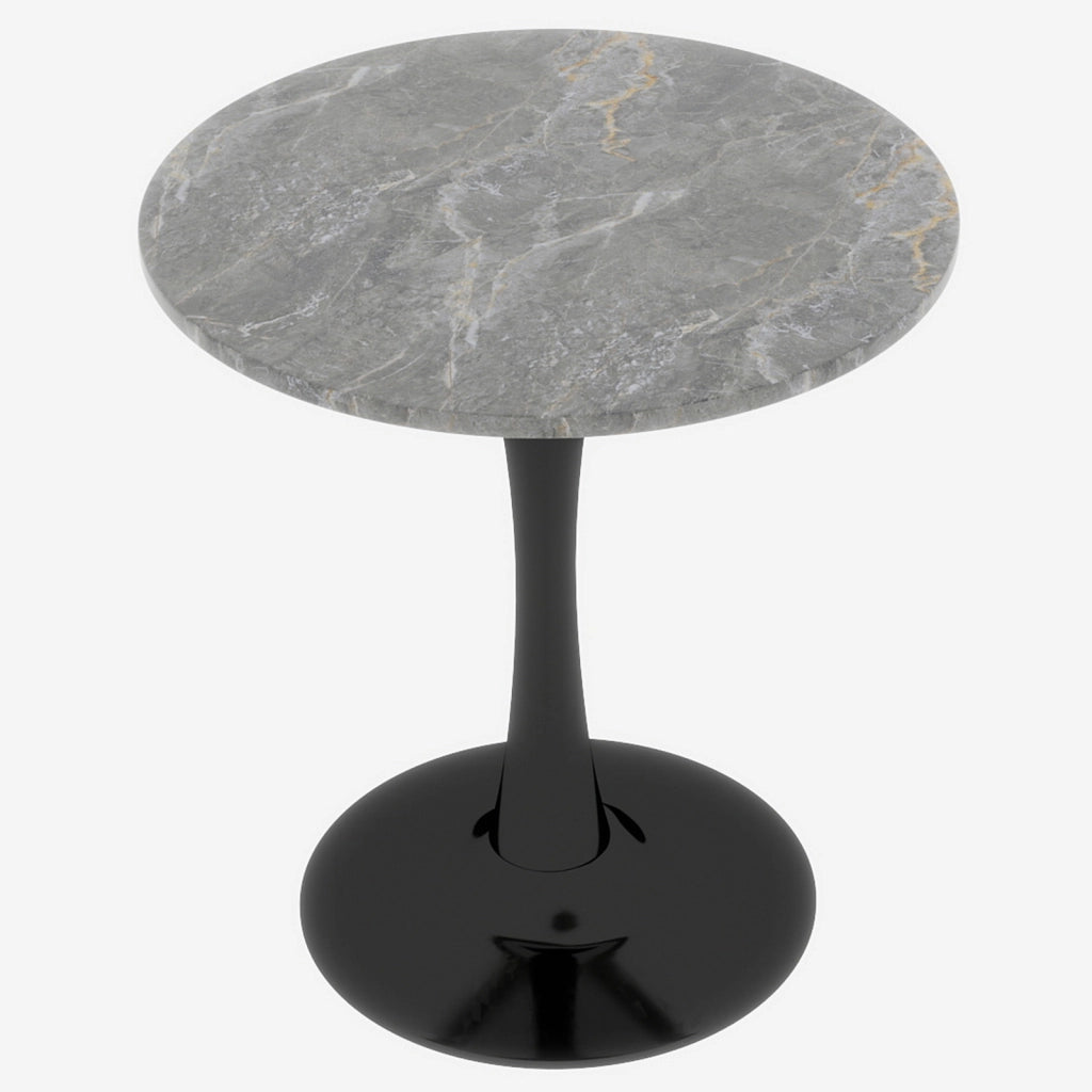 Tavolino da Caff¨¨ Rotondo ¨C MINIMAL ¨C Marmo Grigio, 70 cm