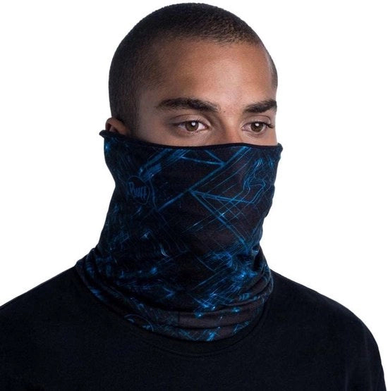 Asciugamano multifunzionale reversibile nero/blu