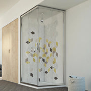 Box doccia 72x100CM H198 trasparente mod. Evolution