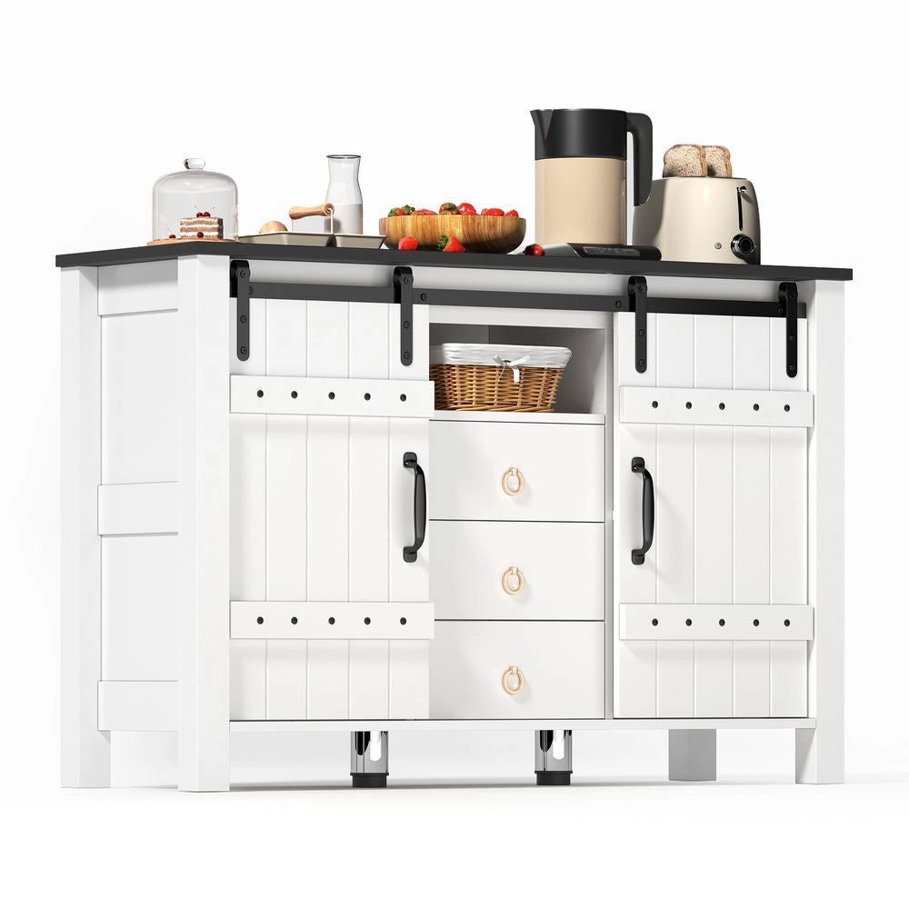 Buffet rustico - Xylo - 3cass scorrevoli 120x40x80cm
