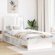 Testiera Letto Bianco Lucido Legno ingegnerizzato 889759