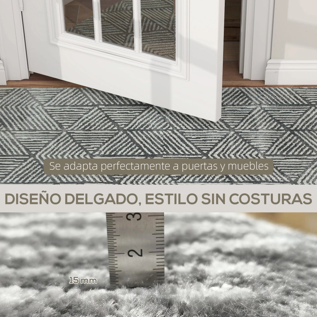 Tappeto Moderno ¨C Minimal ¨C Grigio Scuro 170x120 cm