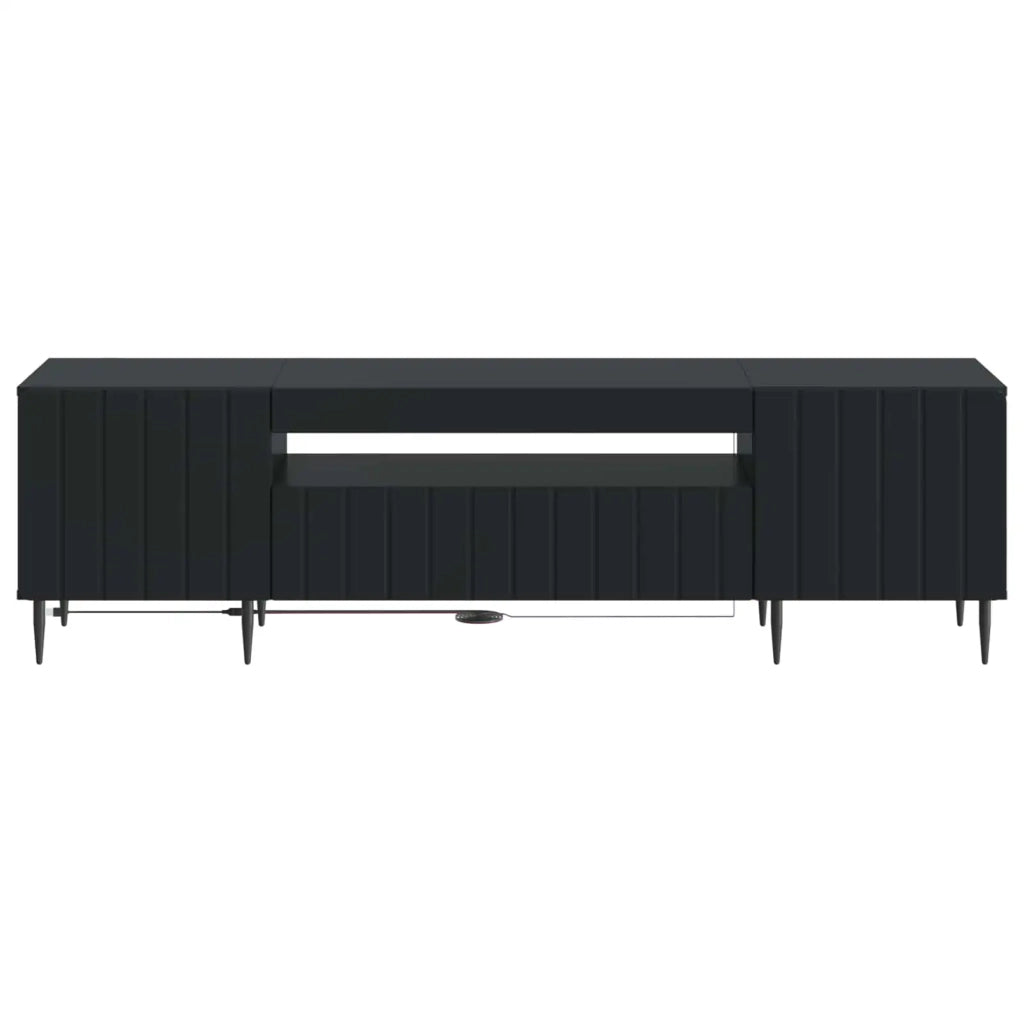 Mobile TV LED Nero Legno ingegnerizzato 896466
