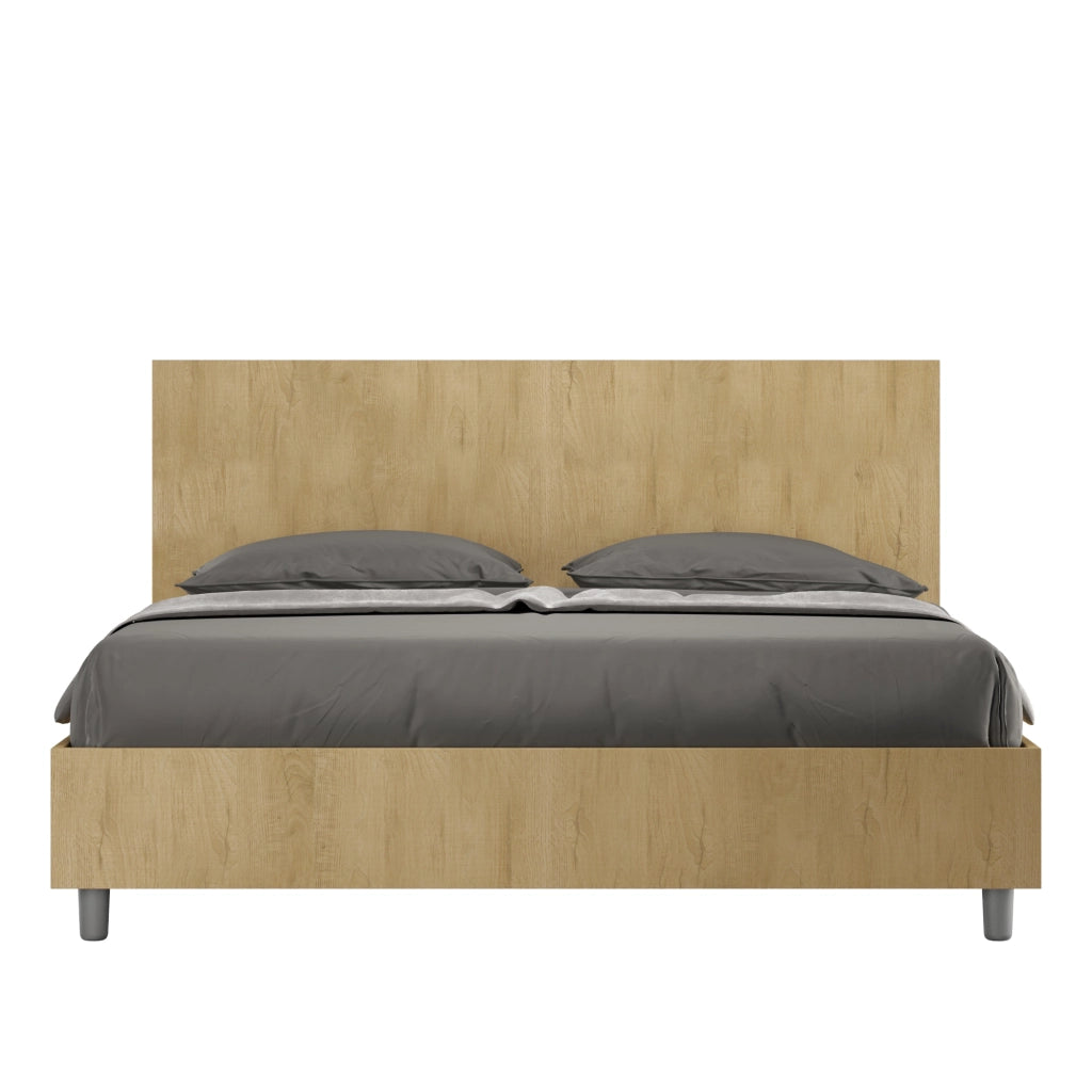 BS COM Letto matrimoniale contenitore 160x200 quercia