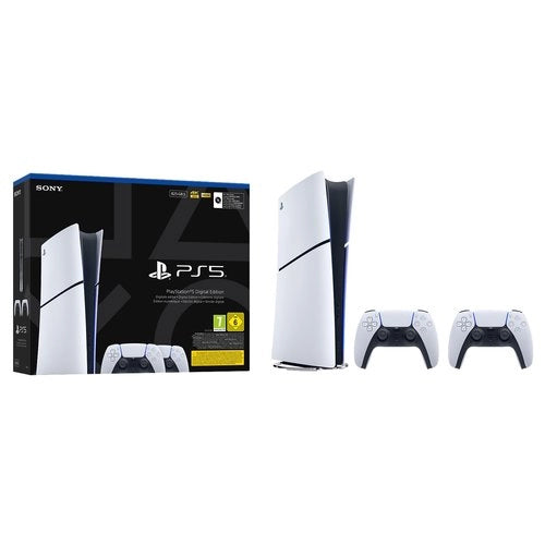 Ps5 console 825gb digital ed. white + 2 dualsense - 1000050120