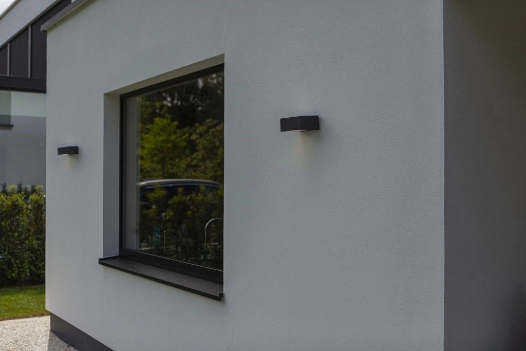 Applique esterno grigio scuro E27 40W IP44 Lutec Gemini