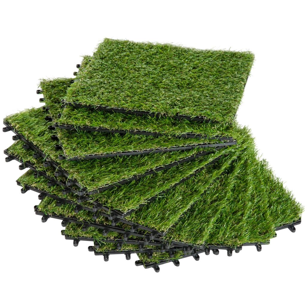 Tappeto Erba Sintetica ¨C Minimal ¨C Verde 30x30 cm 10 Pezzi