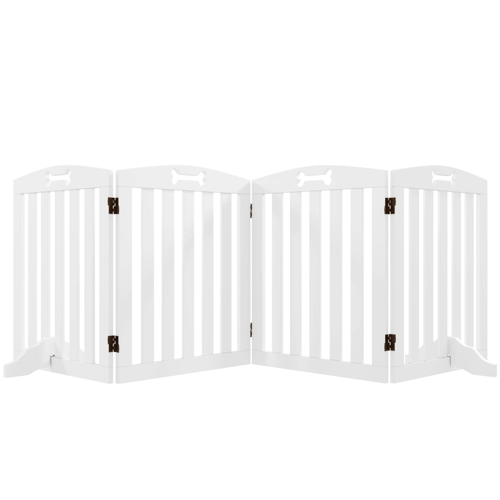 Barriera per cani ¨C Minimal ¨C Bianco 207,5x30x61 cm