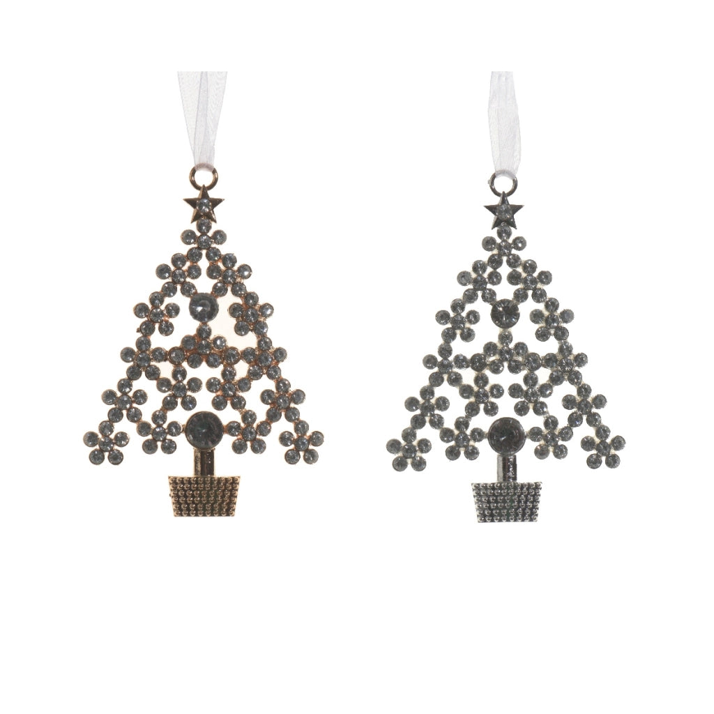 Appendino addobbo albero con strass Kaemingk
