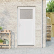 Porta d'ingresso laterale Bianco 88 x 198 cm PVC 3445756