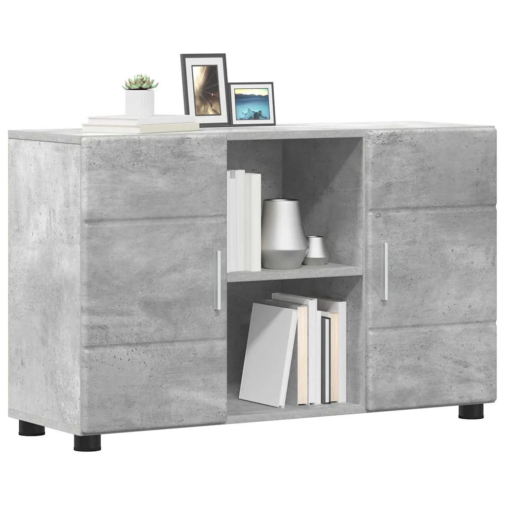 Credenza con porta FLORIN Grigio cemento 88,5 x 30,5 x 55,5 cm 880294