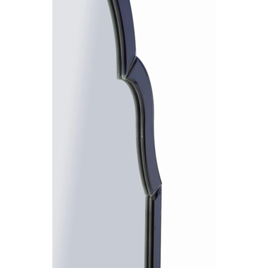 Specchio con Cornice Classico 4, Blu, MDF, 80x47x1 cm