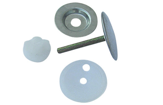 COPRIFORO PER LAVABO BOMBATO TIPO LEGGERO- Cromo- Remer- pezzi 1