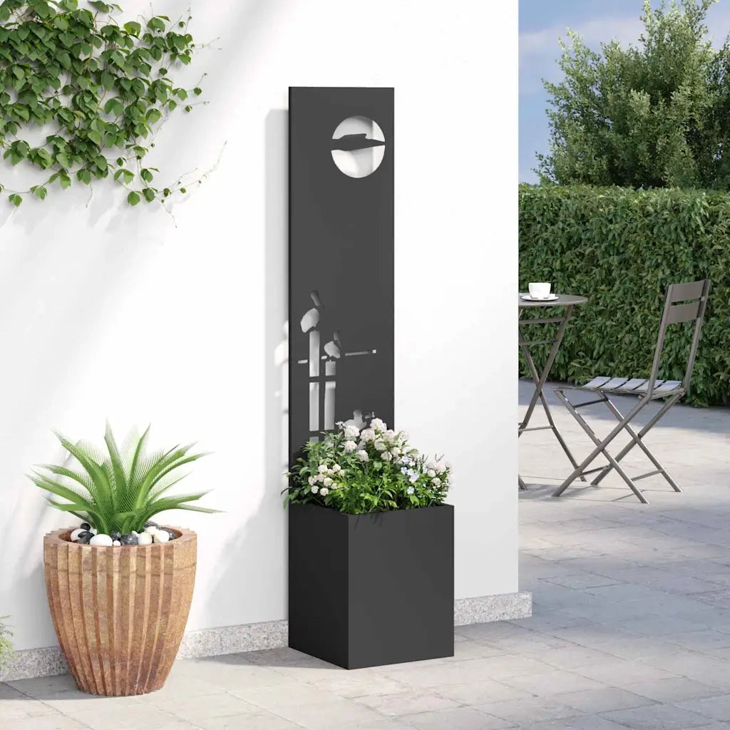 Schermo per privacy in giardino Traforo Nero 32 x 150 cm CFW2764573