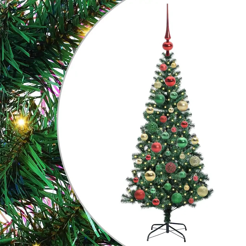 Albero di Natale artificiale con luci integrate Verde 120 cm 3396744