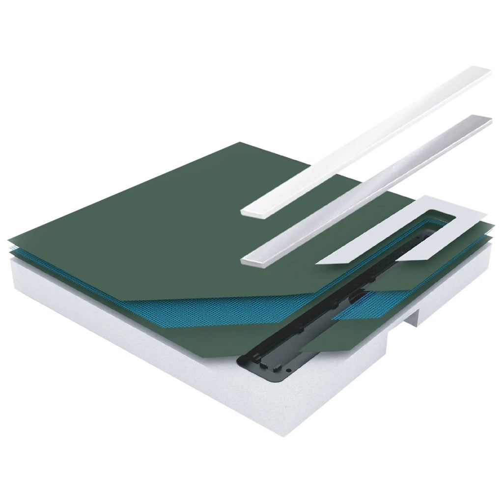 DH Piatto doccia piastrellabile 90x90 Board
