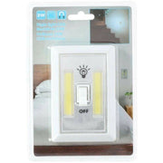 Trade Shop - Luce Notturna Da Notte 2xcob 2w A Batterie Sicurezza Bambini Con Interruttore -