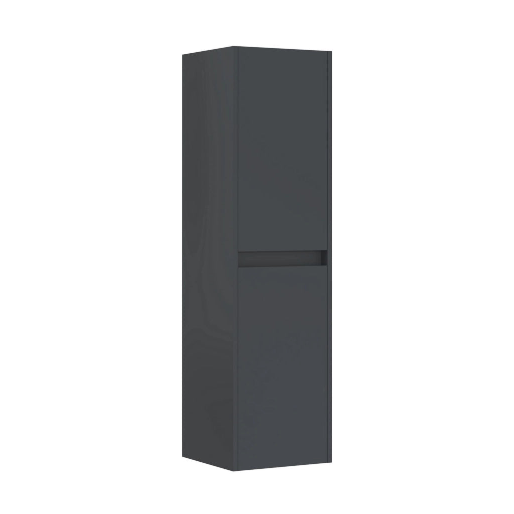 Mobile da bagno "Side 40" - 40 x 27 x 138 cm - Antracite opaco