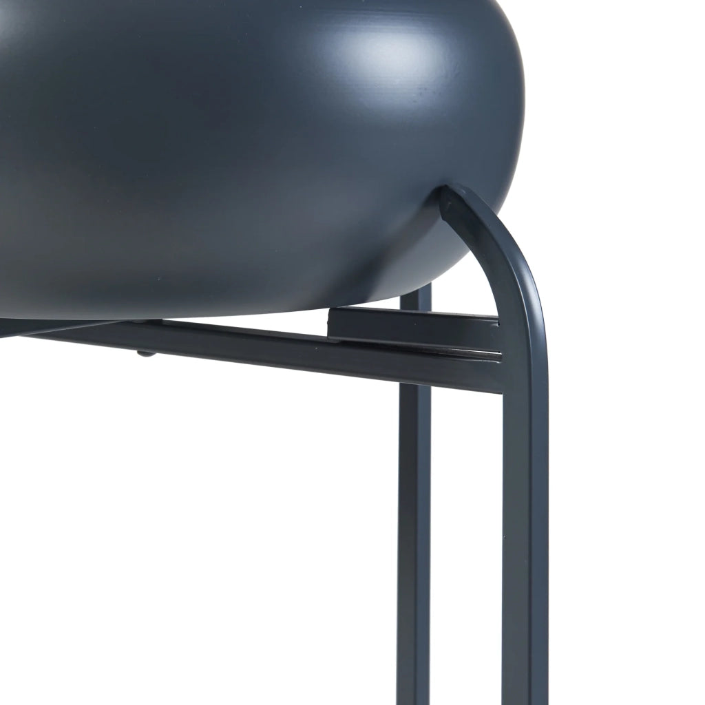 Supporto per piante da esterno 60 x 27 x 27 cm nero 03_0010333